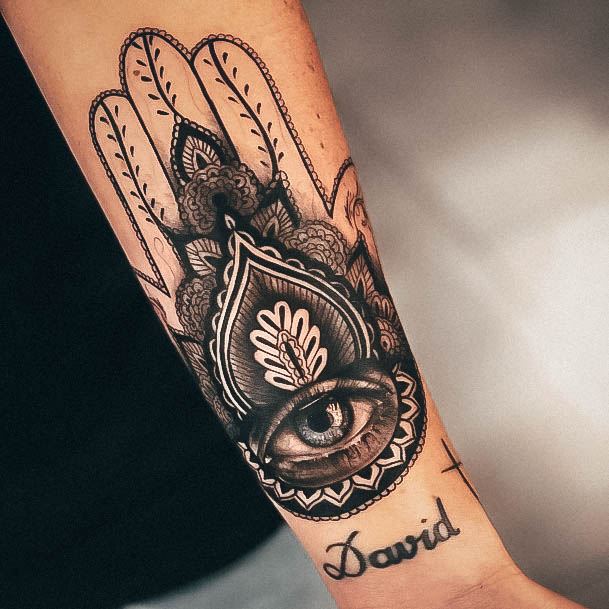 Nice Hamsa Tattoos For Women