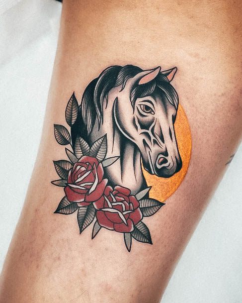 Nice Horse Tattoos For Women