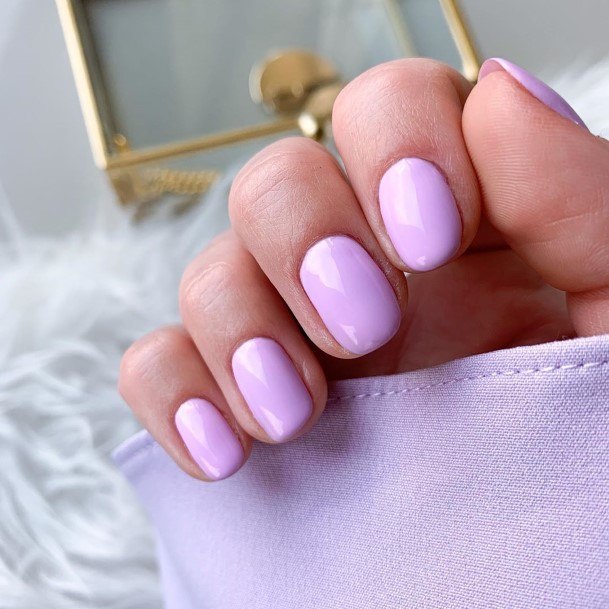 Nice Lilac Nails For Women