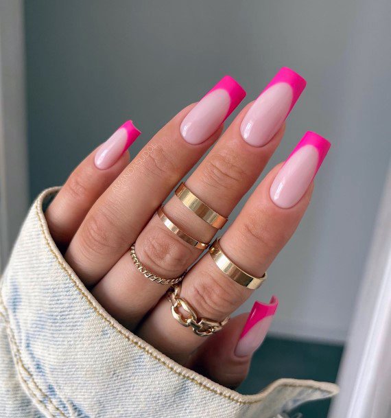 Nice Long French Nails For Women