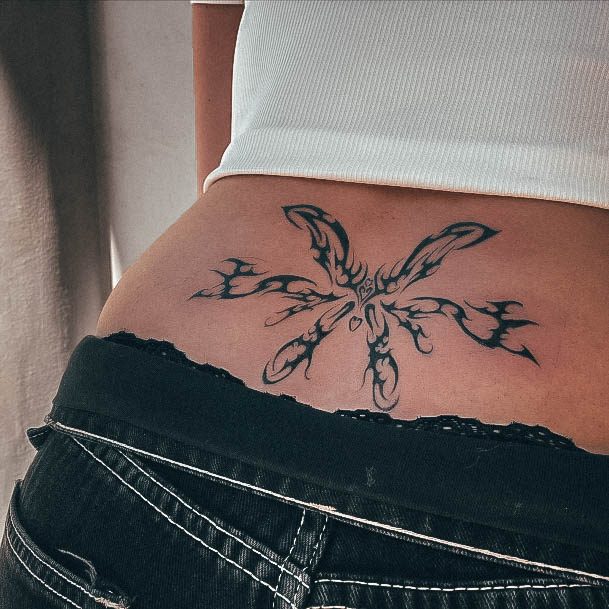 Nice Lower Back Tattoos For Women