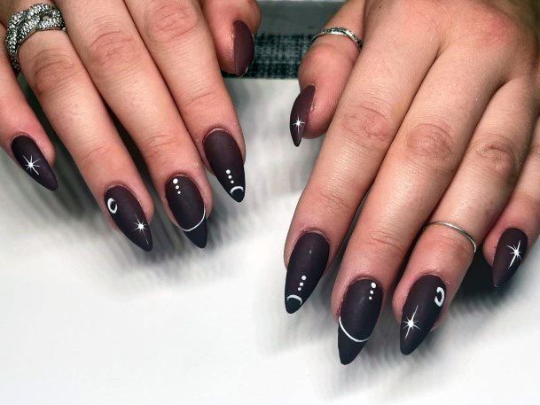 Nice Maroon Nails For Women