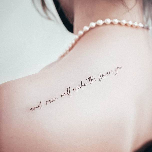 Nice Meaningful Tattoos For Women