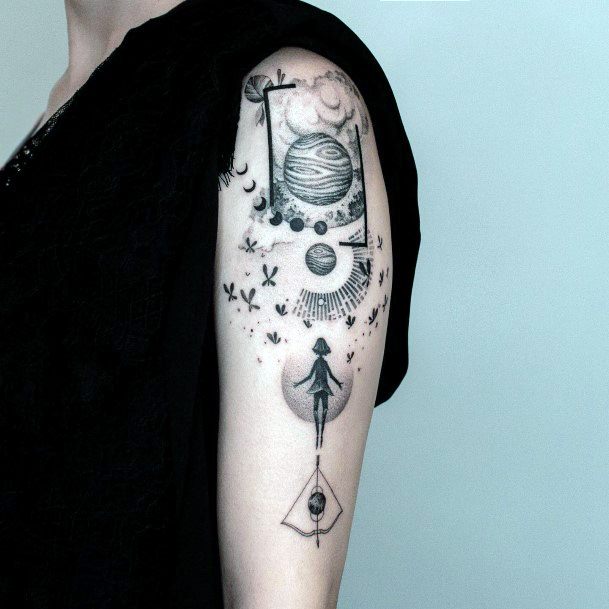 Nice Meditation Tattoos For Women