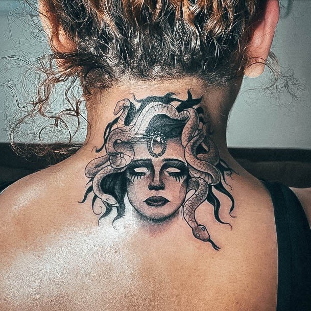 Nice Medusa Tattoos For Women