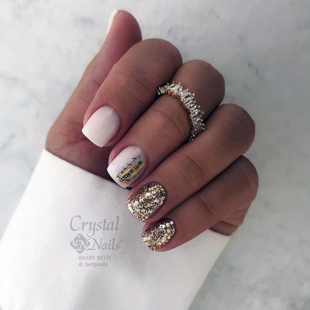 Nice Milky White Nails For Women