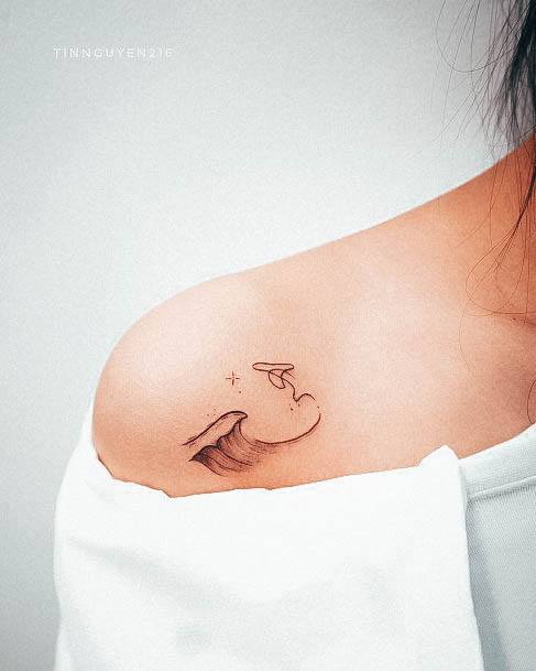 Nice Minimalist Tattoos For Women