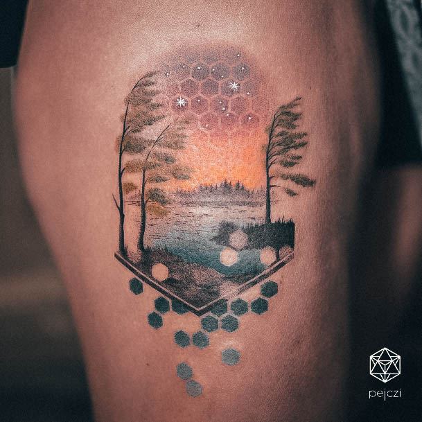 Nice Nature Tattoos For Women