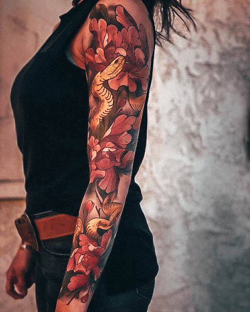 Nice Neo Traditional Tattoos For Women