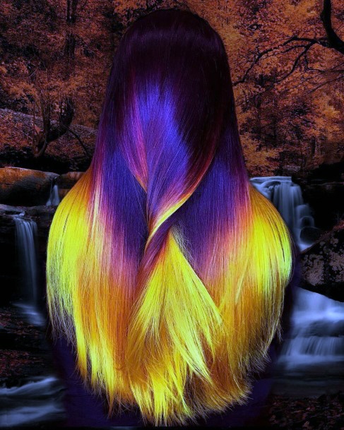 Nice Neon Hairstyless For Women