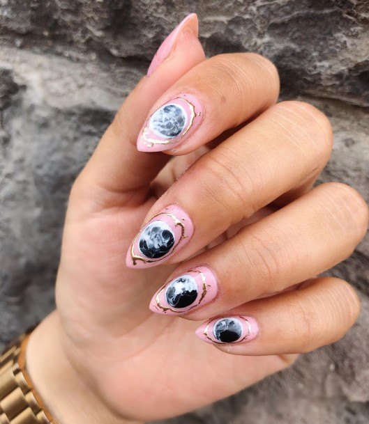 Nice New Moon Nails For Women