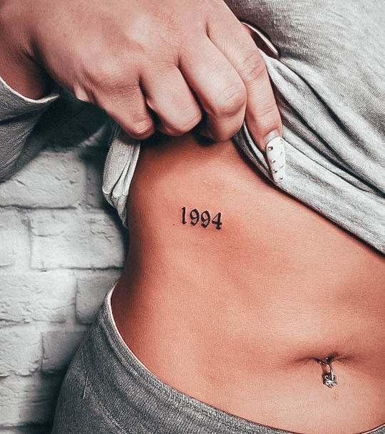 Nice Number Tattoos For Women