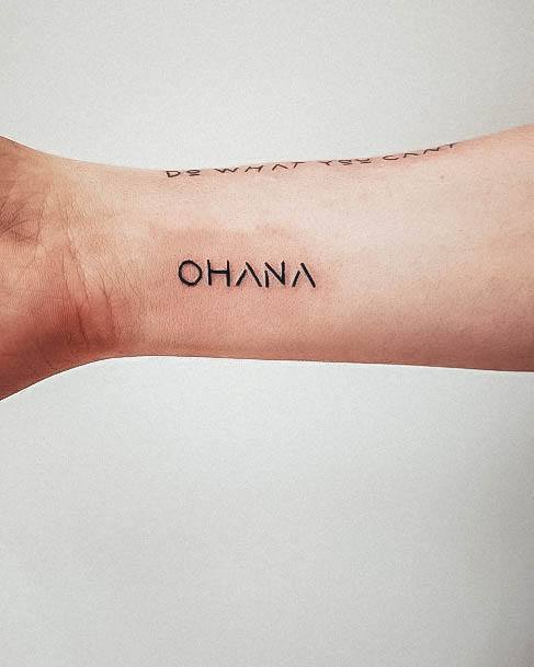 Nice Ohana Tattoos For Women