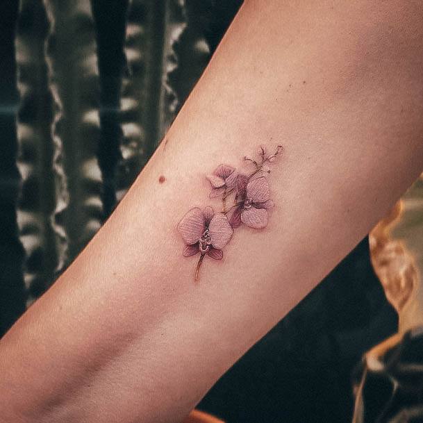 Top 100 Best Orchid Tattoos For Women - Flower Design Ideas