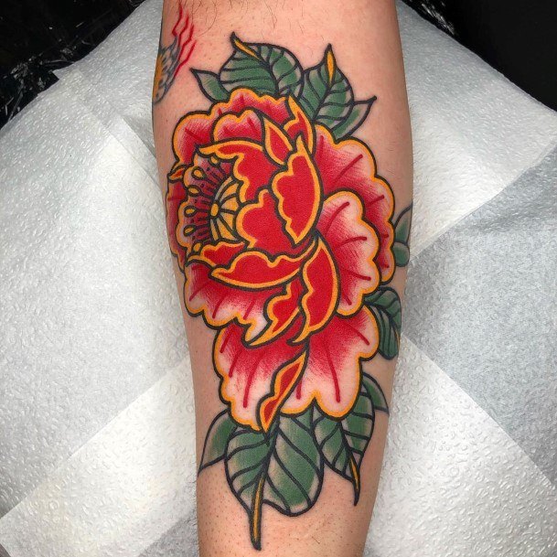 Nice Peony Tattoos For Women