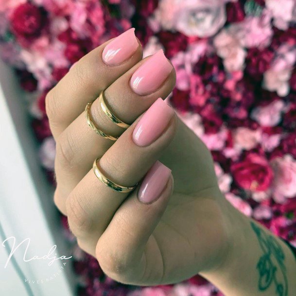 Nice Pink Dress Nails For Women