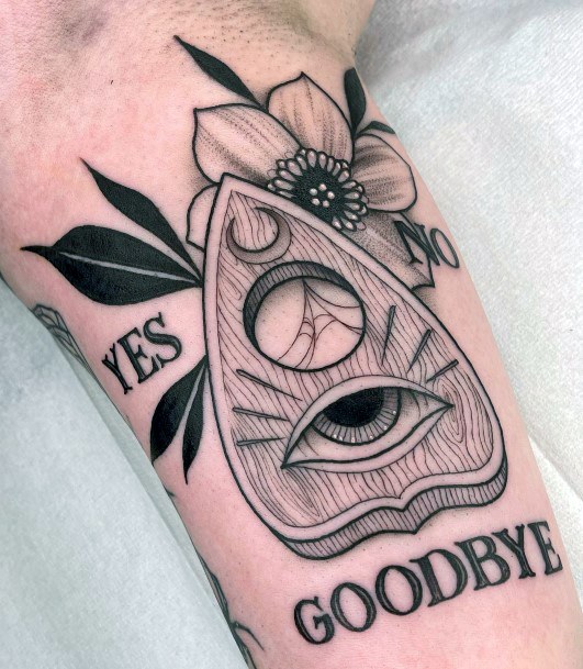 Nice Planchette Tattoos For Women