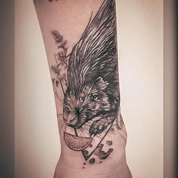 Nice Porcupine Tattoos For Women