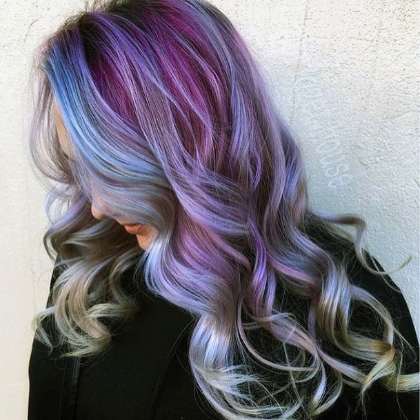 Nice Purple Hairstyless For Women