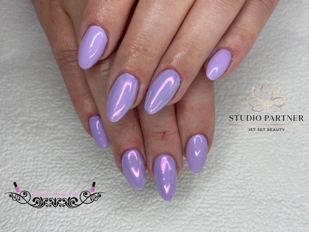 Nice Purple Summer Nails For Women