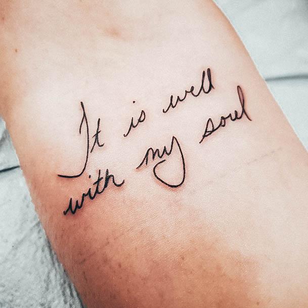 Nice Quote Tattoos For Women