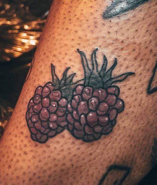 Nice Raspberry Tattoos For Women