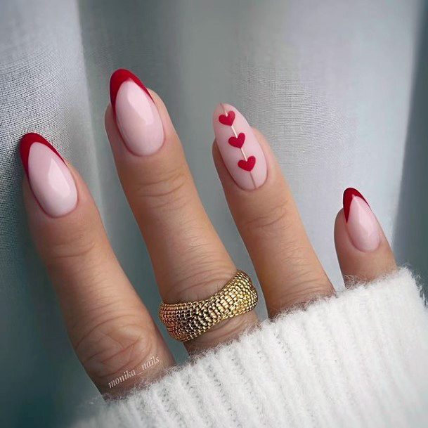 Nice Red Dress Nails For Women