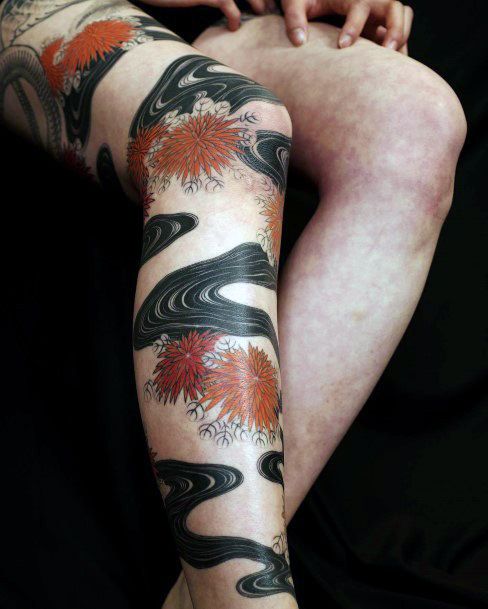 Nice River Tattoos For Women