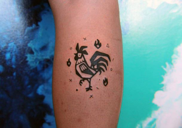 Nice Rooster Tattoos For Women