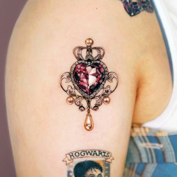 Nice Ruby Tattoos For Women