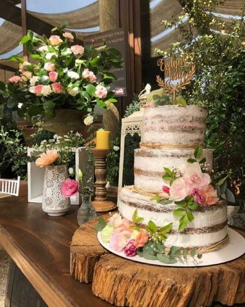 Nice Rustic Wedding Cake Topper