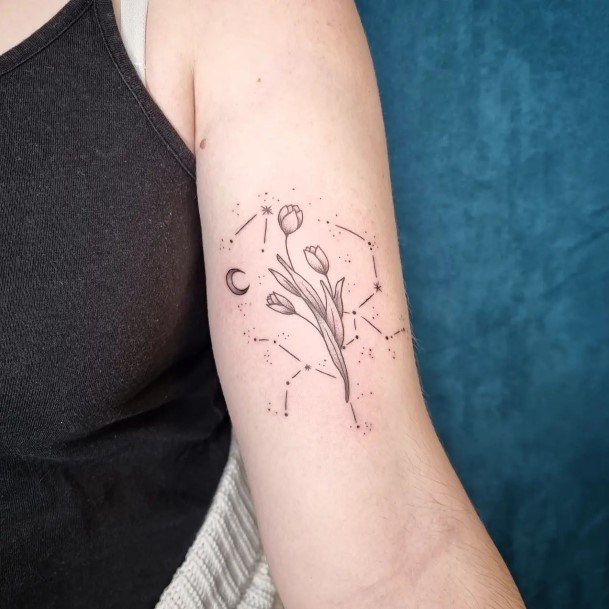 Nice Sagittarius Tattoos For Women