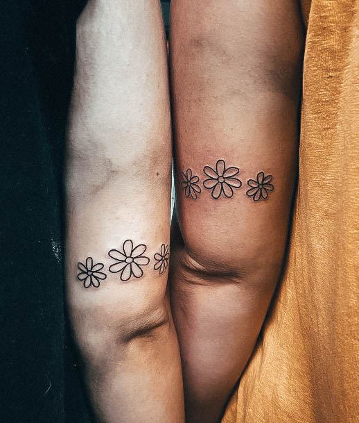 Nice Sibling Tattoos For Women