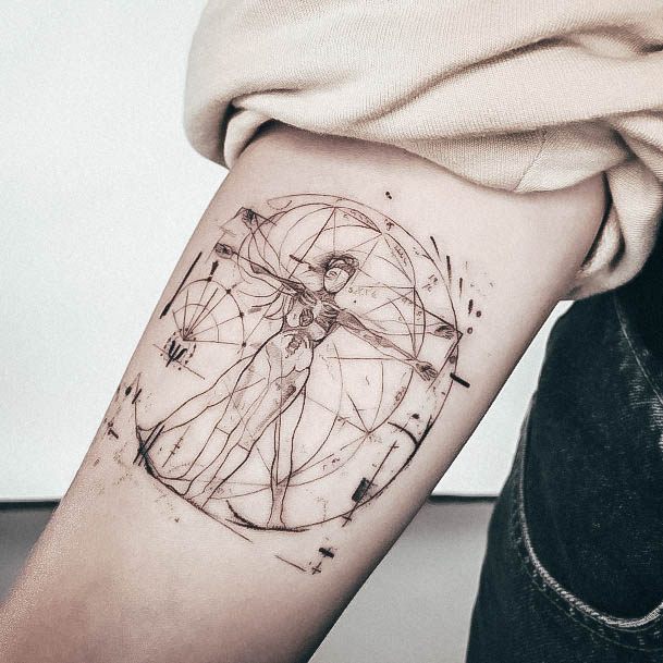 Nice Sketch Tattoos For Women