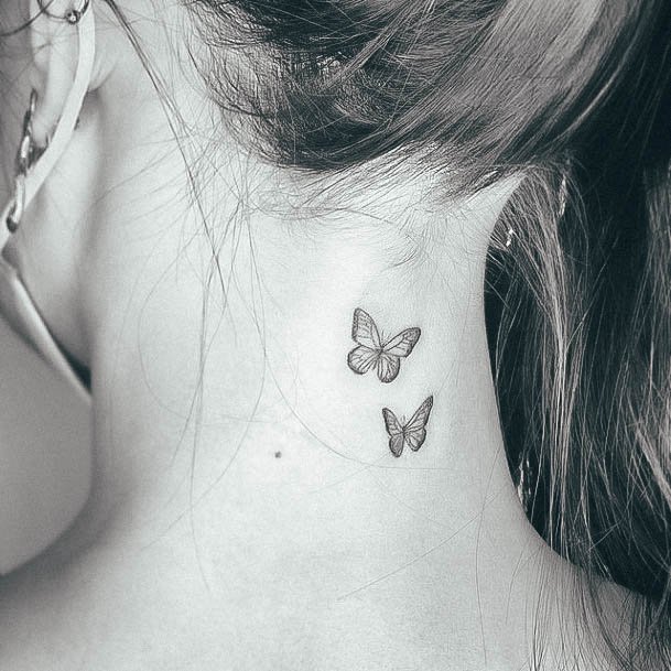 Nice Small Butterfly Tattoos For Women