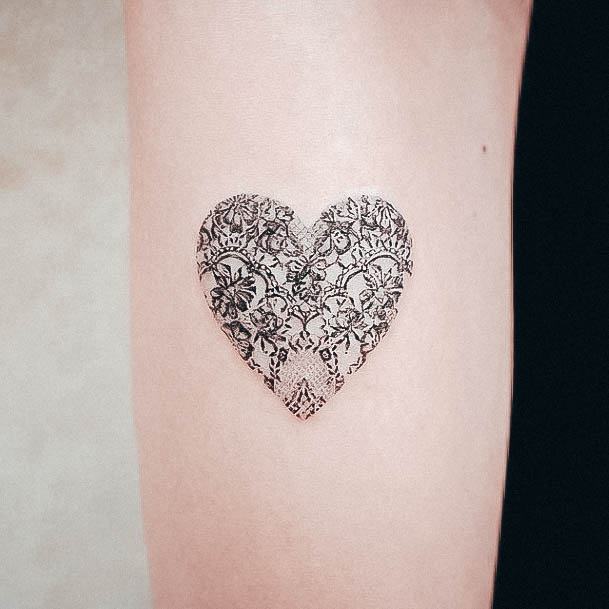 Nice Small Heart Tattoos For Women