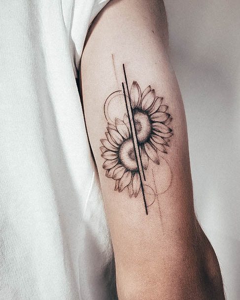 Nice Small Sunflower Tattoos For Women