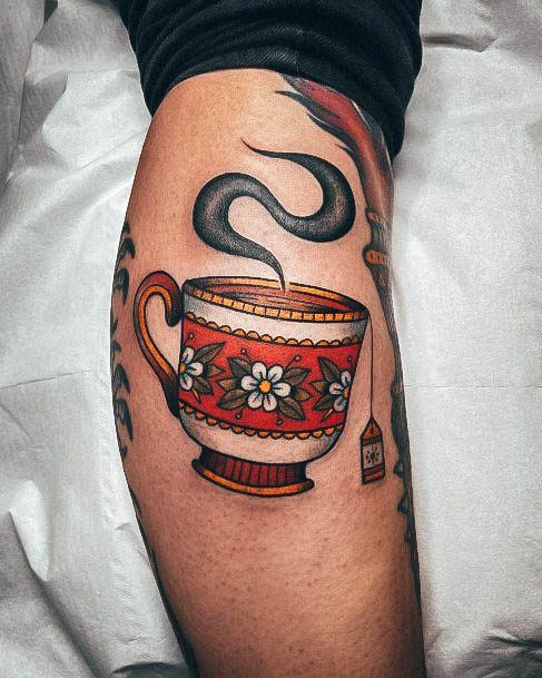 Nice Tea Tattoos For Women