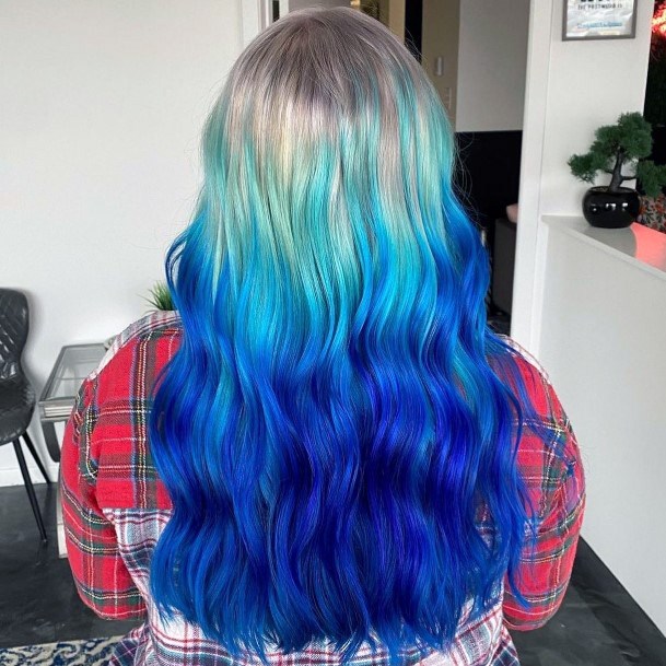 Nice Turquoise Ombre Hairstyless For Women