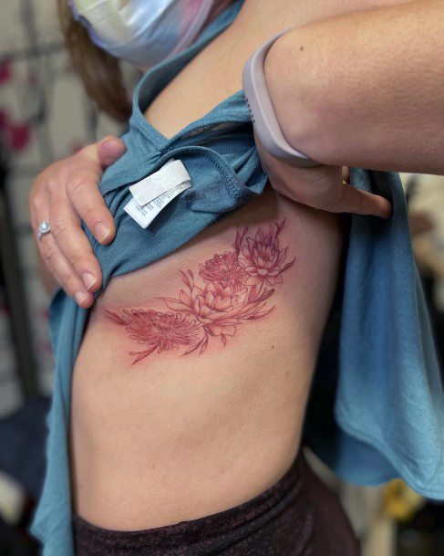 Nice Water Lily Tattoos For Women