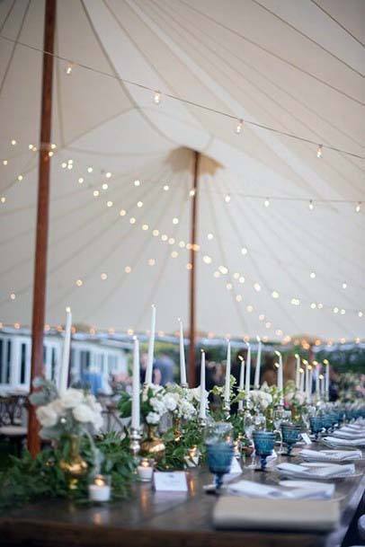 Nice White Tent Decorations Wedding