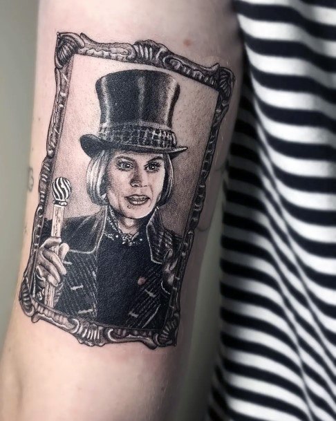 Nice Willy Wonka Tattoos For Women