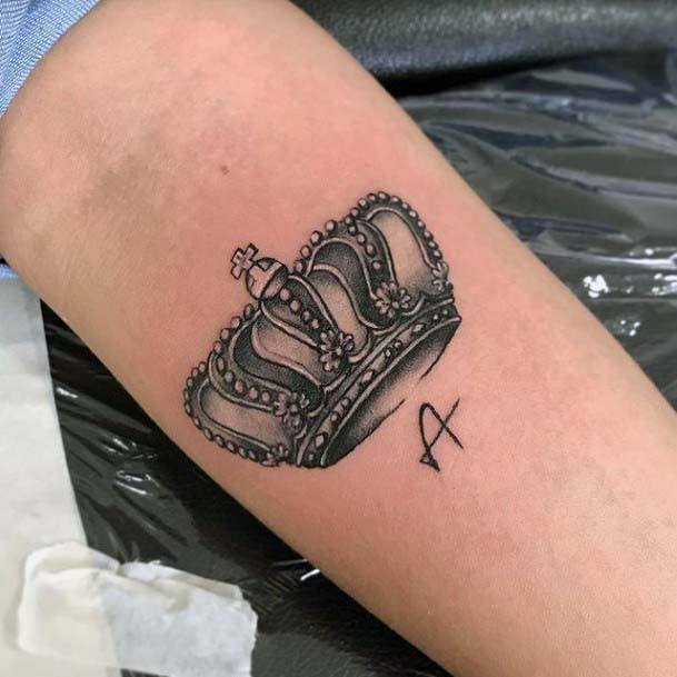 Noble Tattoo Of Crown