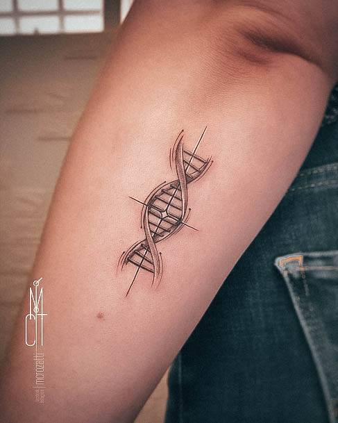 North Star Outer Arm Delightful Tattoo For Women Dna Designs