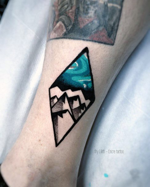 Northern Lights Female Tattoo Designs