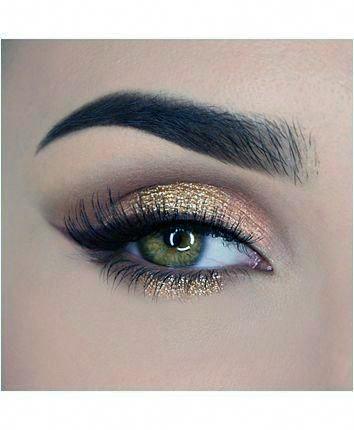 Nude Gold And Light Brown Eyeshadow Women