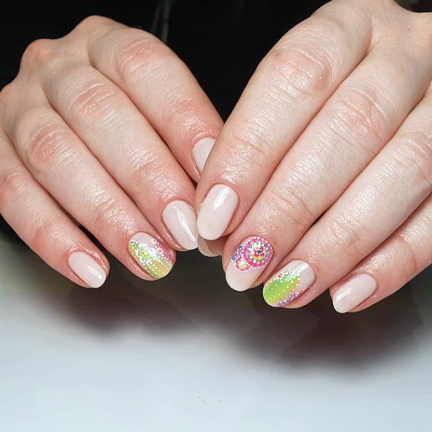 Nude Nails Women Cactus