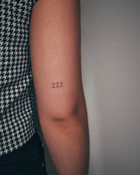 Number Girls Tattoo Ideas