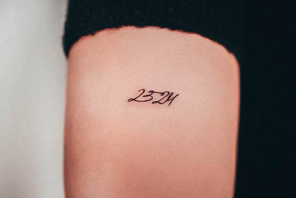 Number Tattoos Feminine Ideas