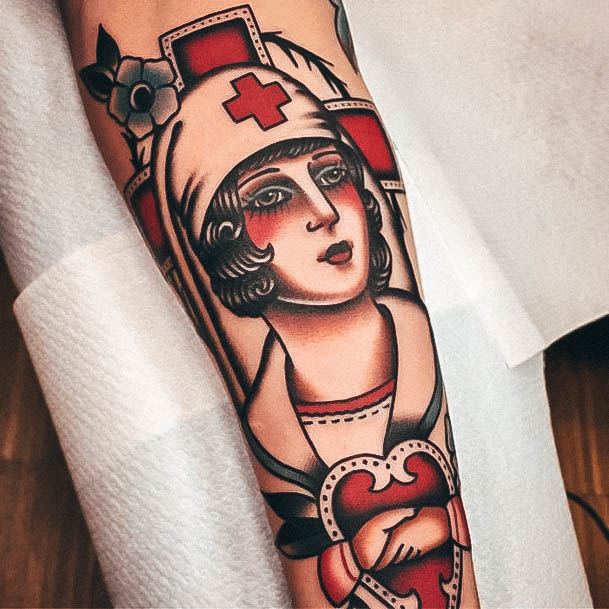 Nurse Tattoo Design Inspiration For Women